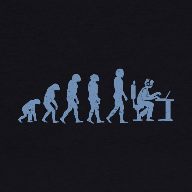 Evolution of Gamer Gamer Nerd Geek Progamer by HBfunshirts